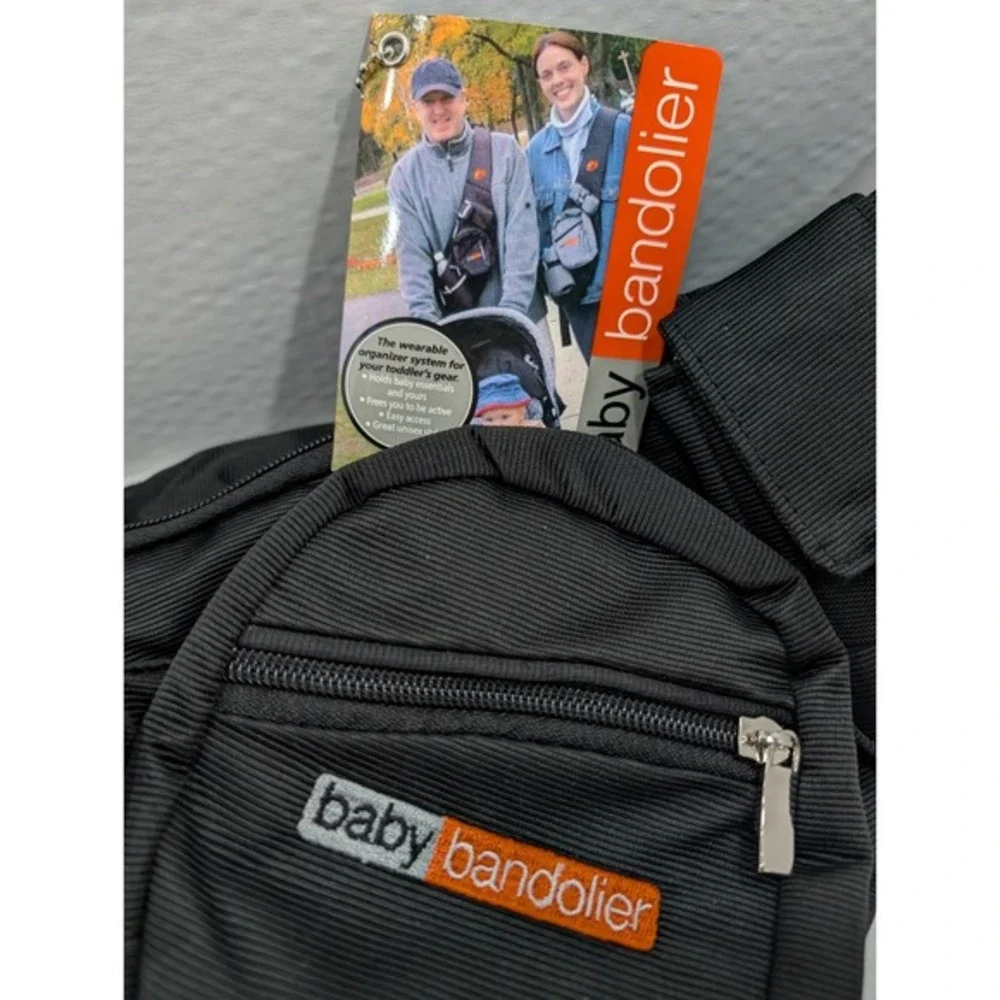 Baby‎ Bandolier Sling Diaper Bag NWT Black Dad Bag New Active Gear Organizer